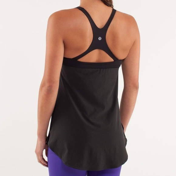 Lululemon Venus Racer Back Black Tank Top 6 - Picture 2 of 7